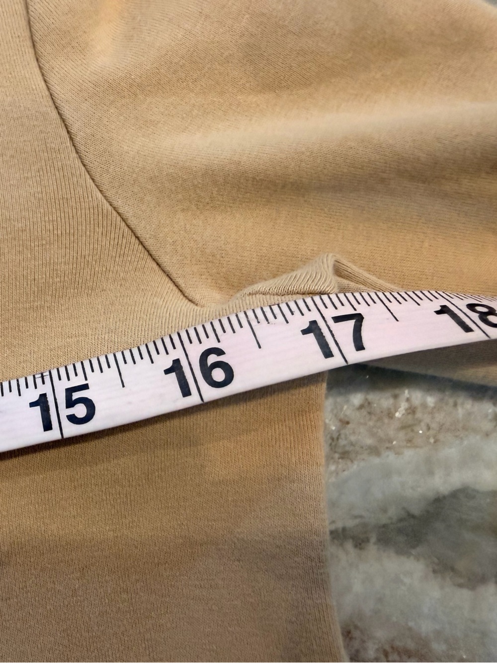 Chico’s Size 0 Small Camel Embellished V Neck Long Sleeve Top - Picture 5 of 7